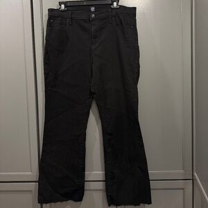 Gap, perfect boot, black jeans , size 33
